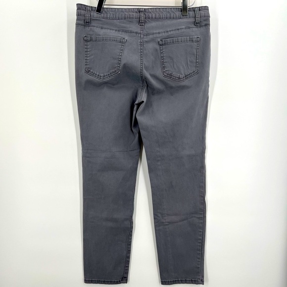 BUFFALO David Bitton Women Mid-Rise Grey Skinny Stretch Ankle Grazer Jean 10/30 - Picture 4 of 10